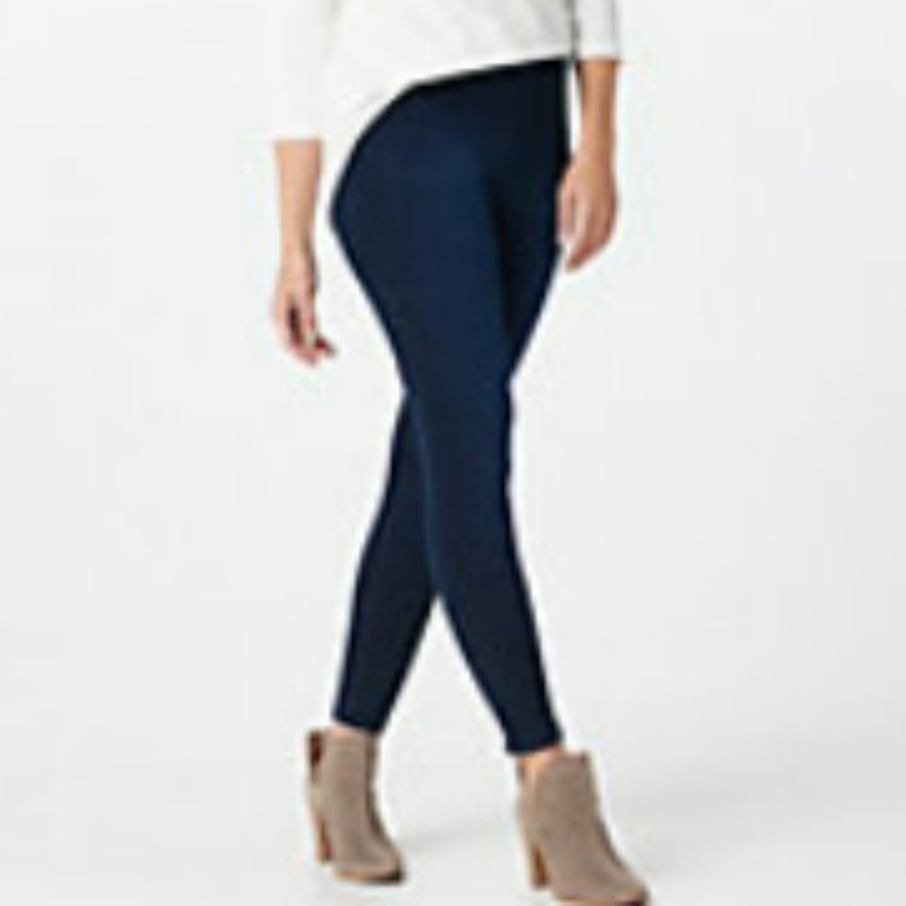 Spanx- Jean-ish Ankle Length Leggings, Size Medium
